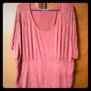 Pink maurices top